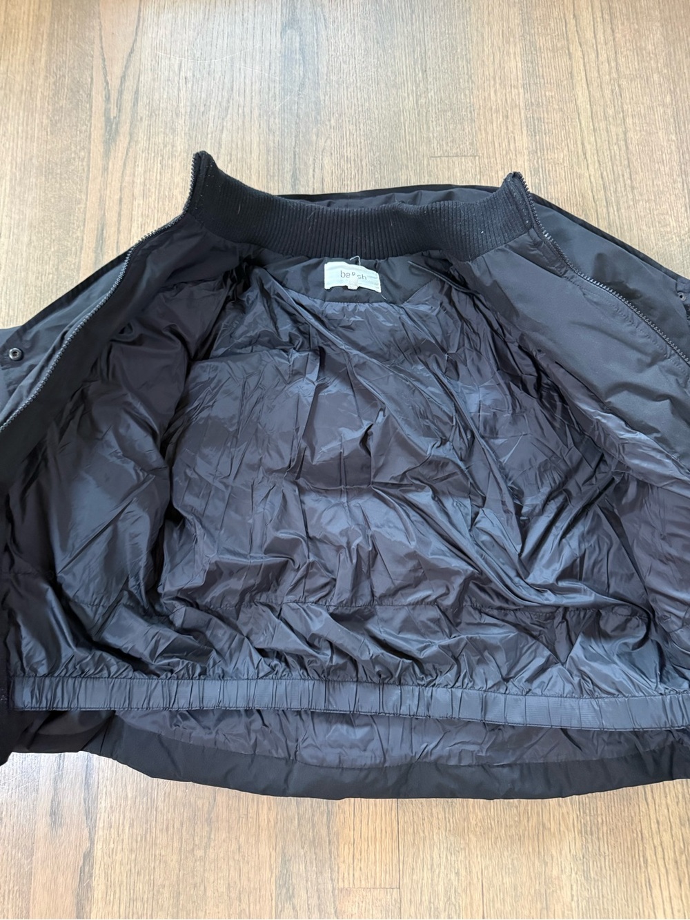 ba&sh Bowie Padded Puffer Jacket-Size 4-Black - Picture 8 of 15